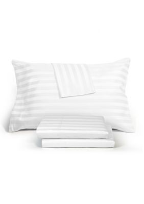 1200 Thread Count Cotton Rich Stripe Sheet Set