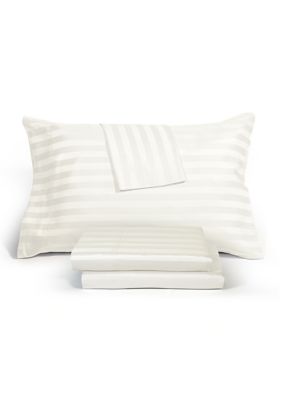 1200 Thread Count Cotton Rich Stripe Sheet Set