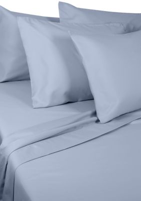Platinum Performance 1800 Thread Count CVC Sheet Set, Blue, King