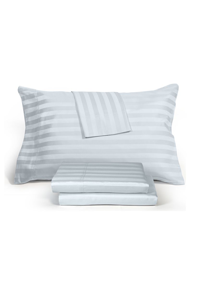1200tc Sateen Stripe Sheet Set
