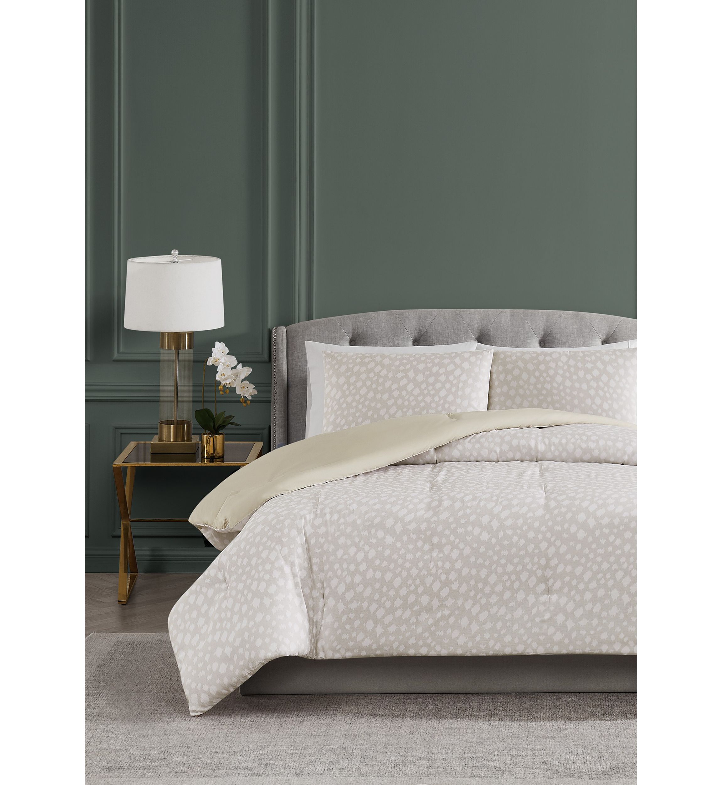 Ikat Natural Comforter Set