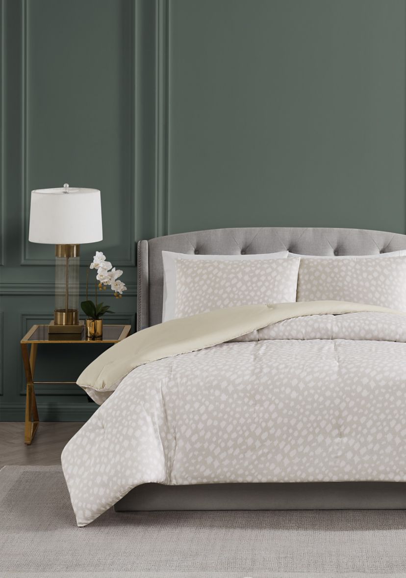 Ikat Natural Comforter Set