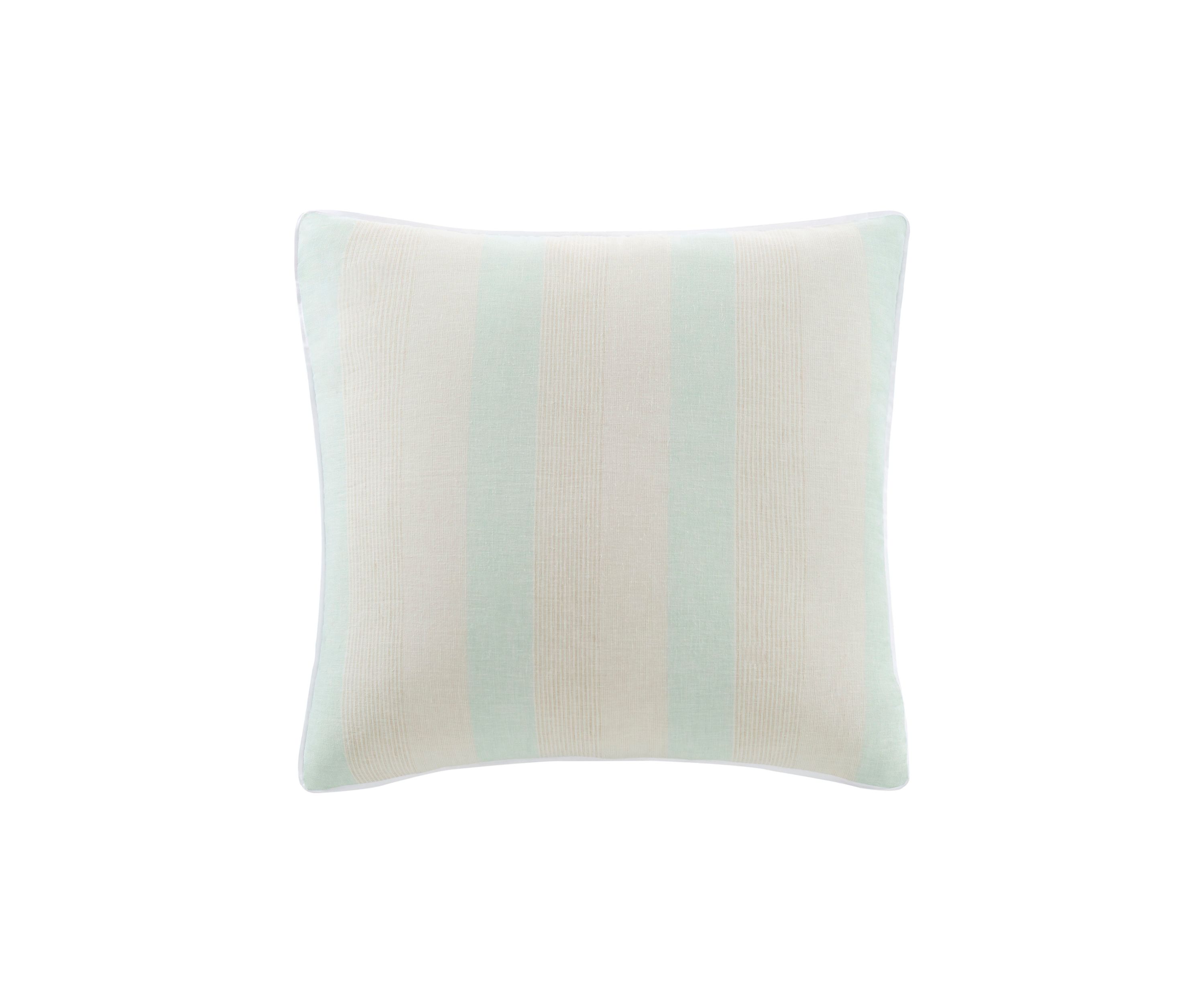  Batten Square Seafoam Decorative Pillow