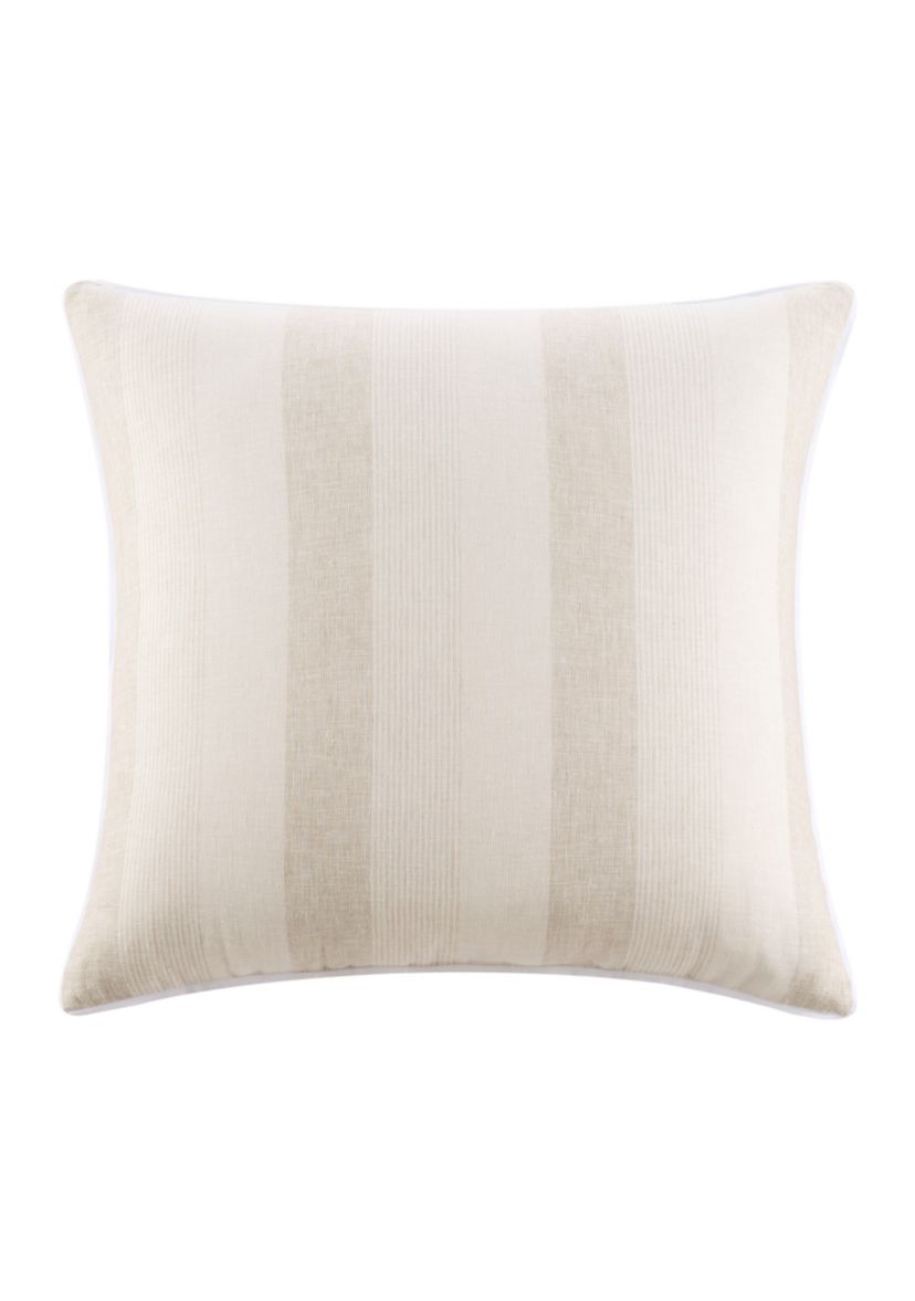 Batten Square Linen Decorative Pillow