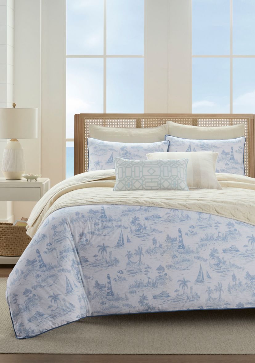 Trellis Square Chambray Decorative Pillow