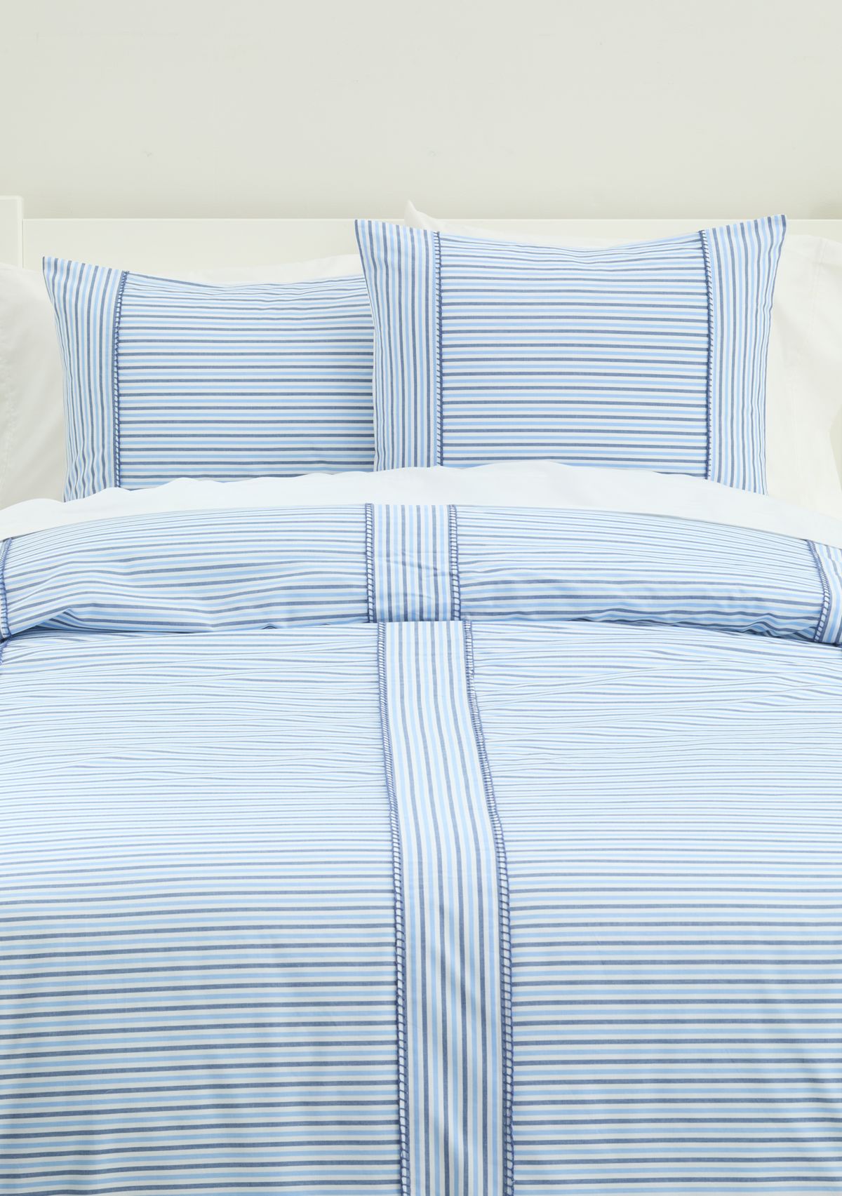 Striped Comforter and Duvet Set