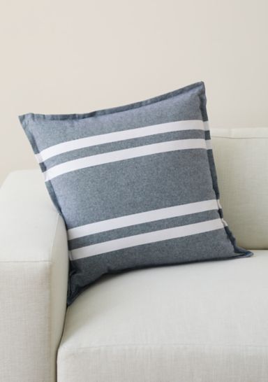 Yarn Dye Sailor Stripe Decorative Pillow