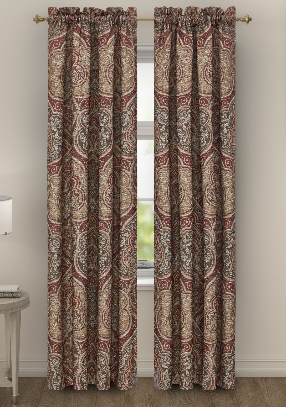 Marcel Drapery Window Panels Pair