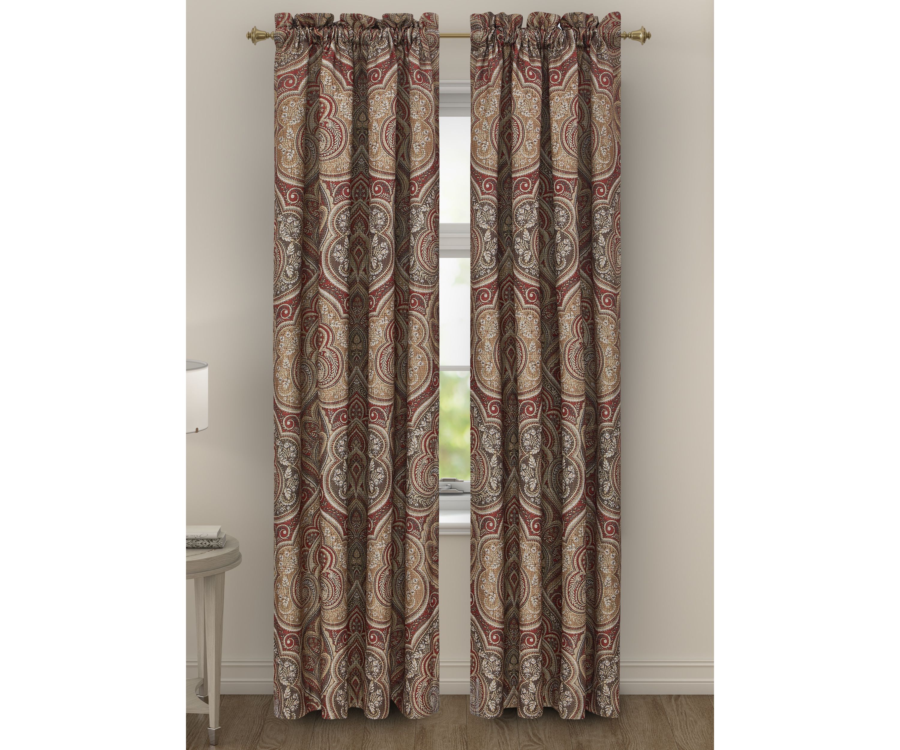 Marcel Drapery Window Panels Pair