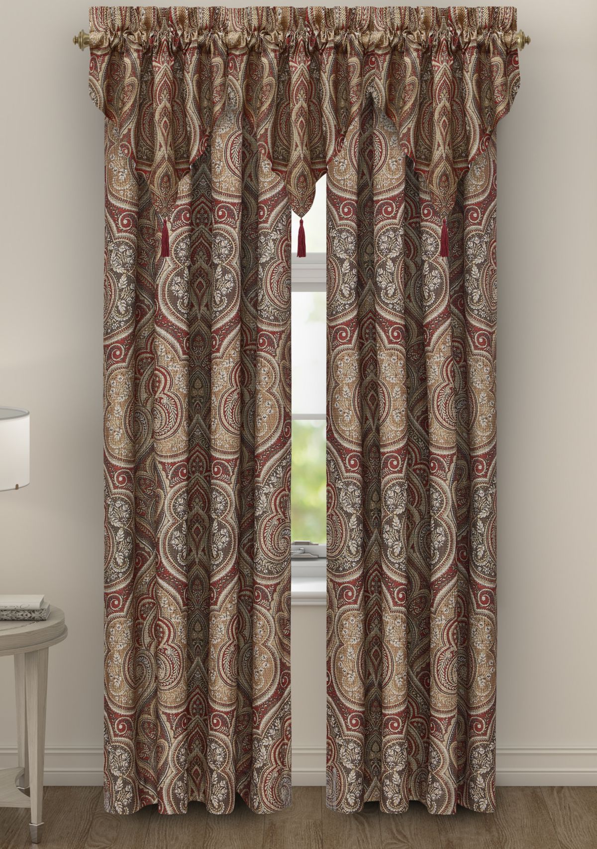 Marcel Drapery Window Panels Pair