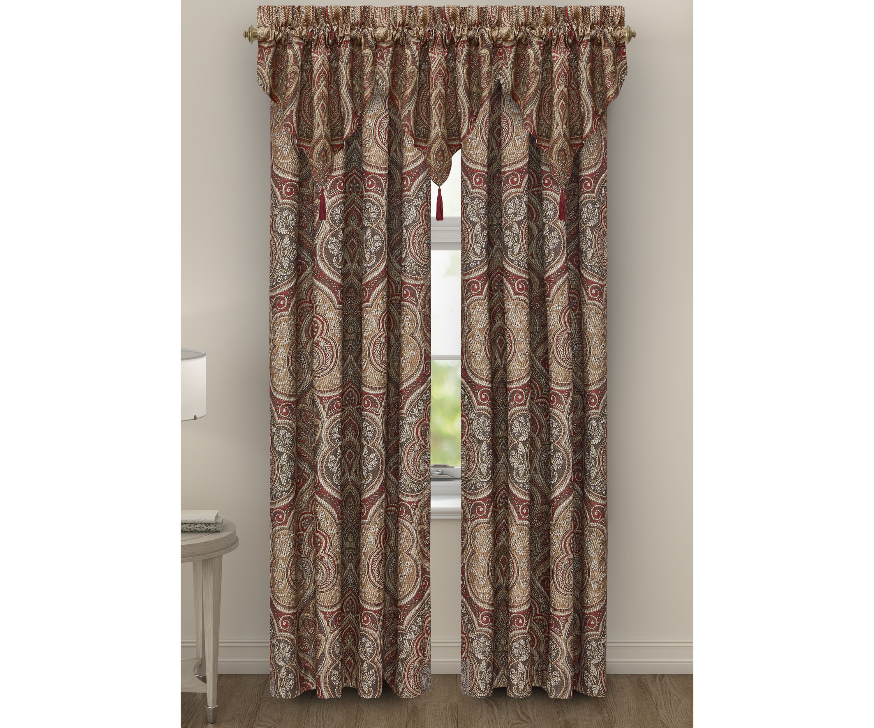 Marcel Drapery Window Panels Pair