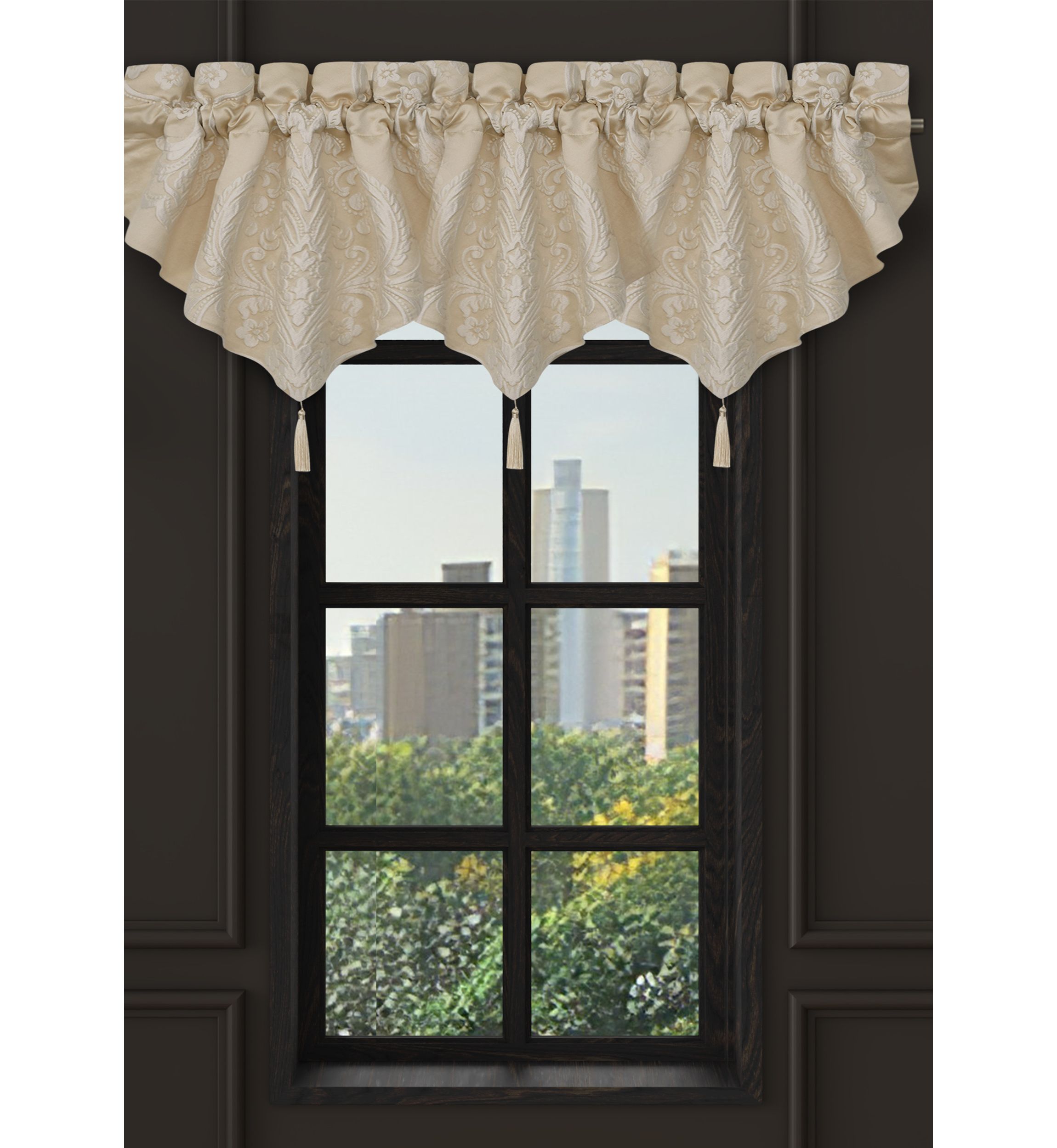 Salerno Ascot Window Valance