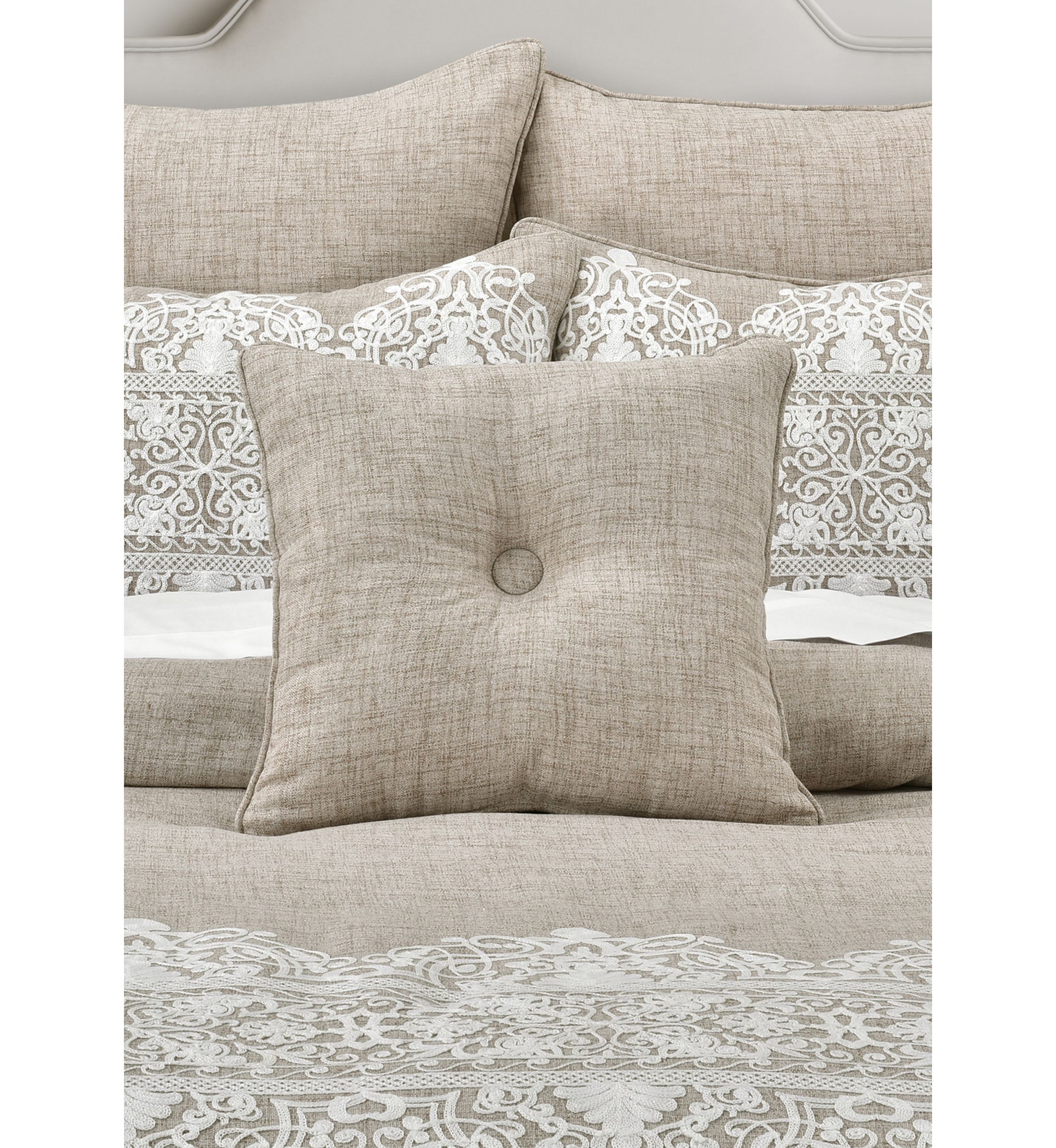 Lacey 18" Square Decorative Throw Pillow