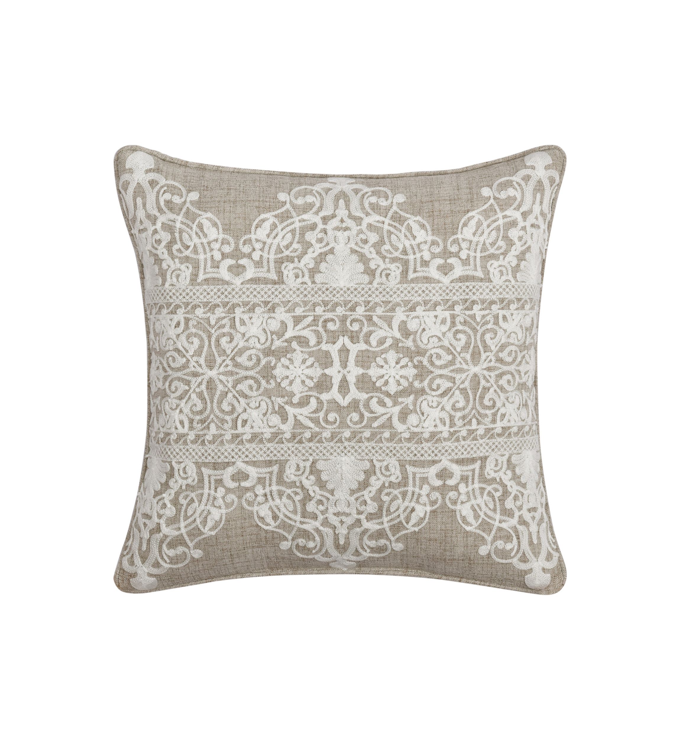 Lacey 20" Square Decorative Throw Pillow
