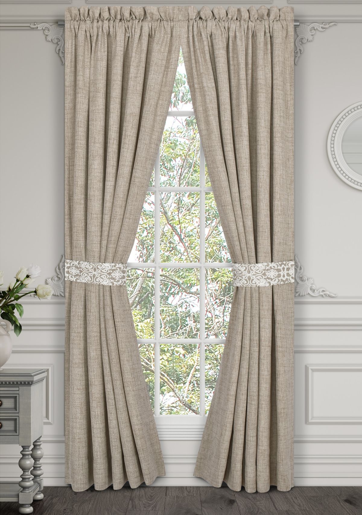 Lacey Drapery Panel Pair