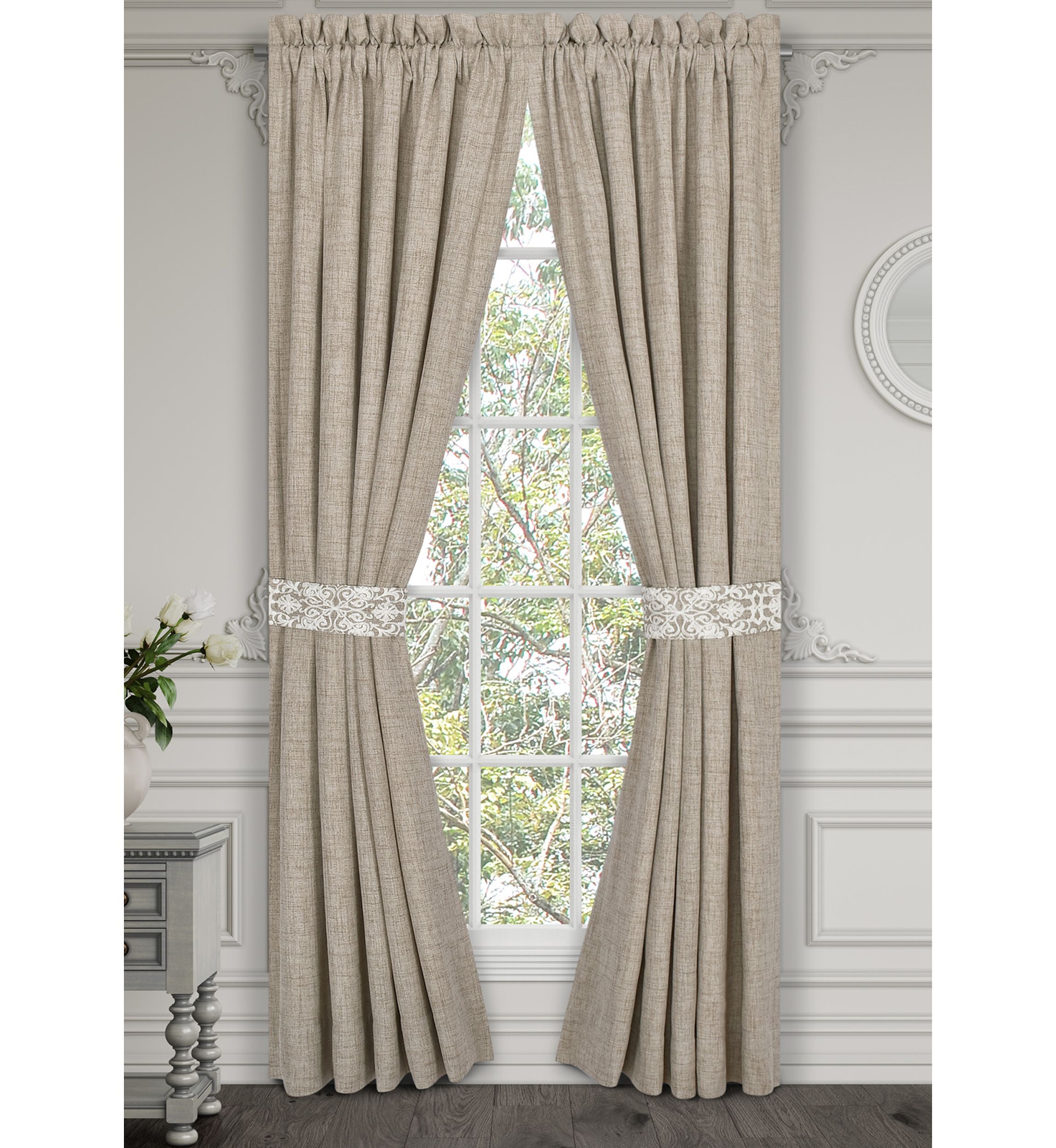 Lacey Drapery Panel Pair