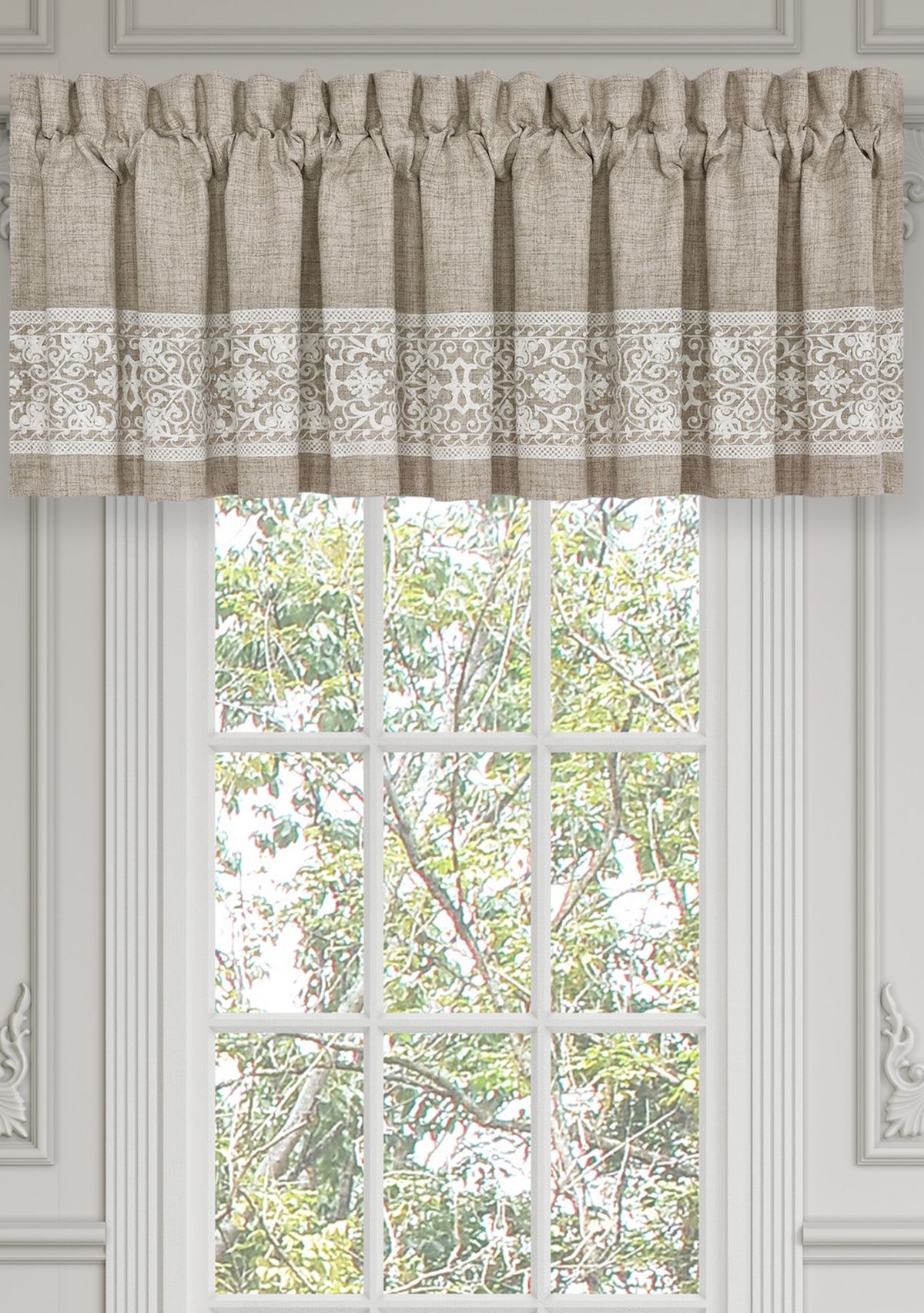 Lacey Window Straight Valance