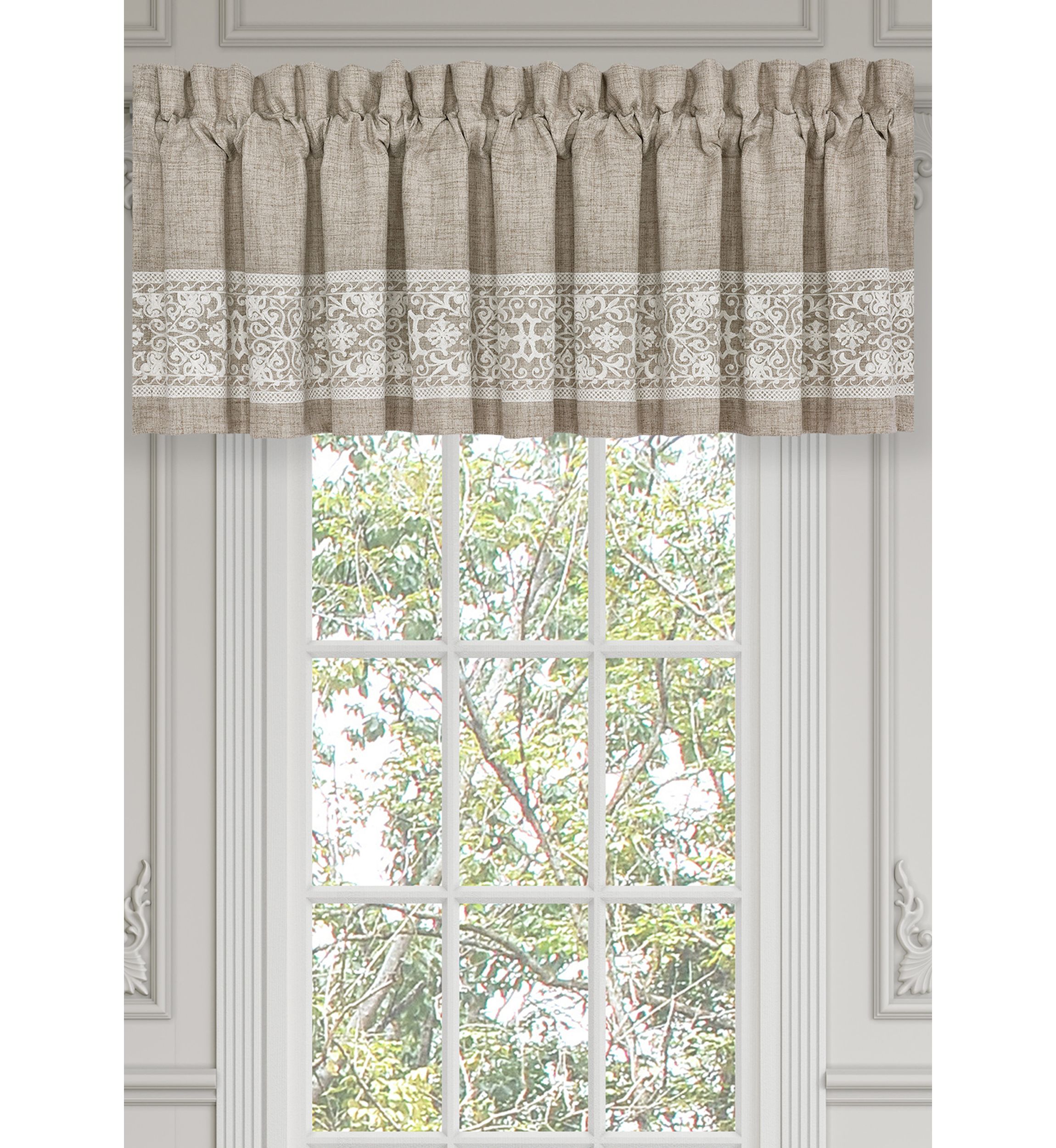 Lacey Window Straight Valance