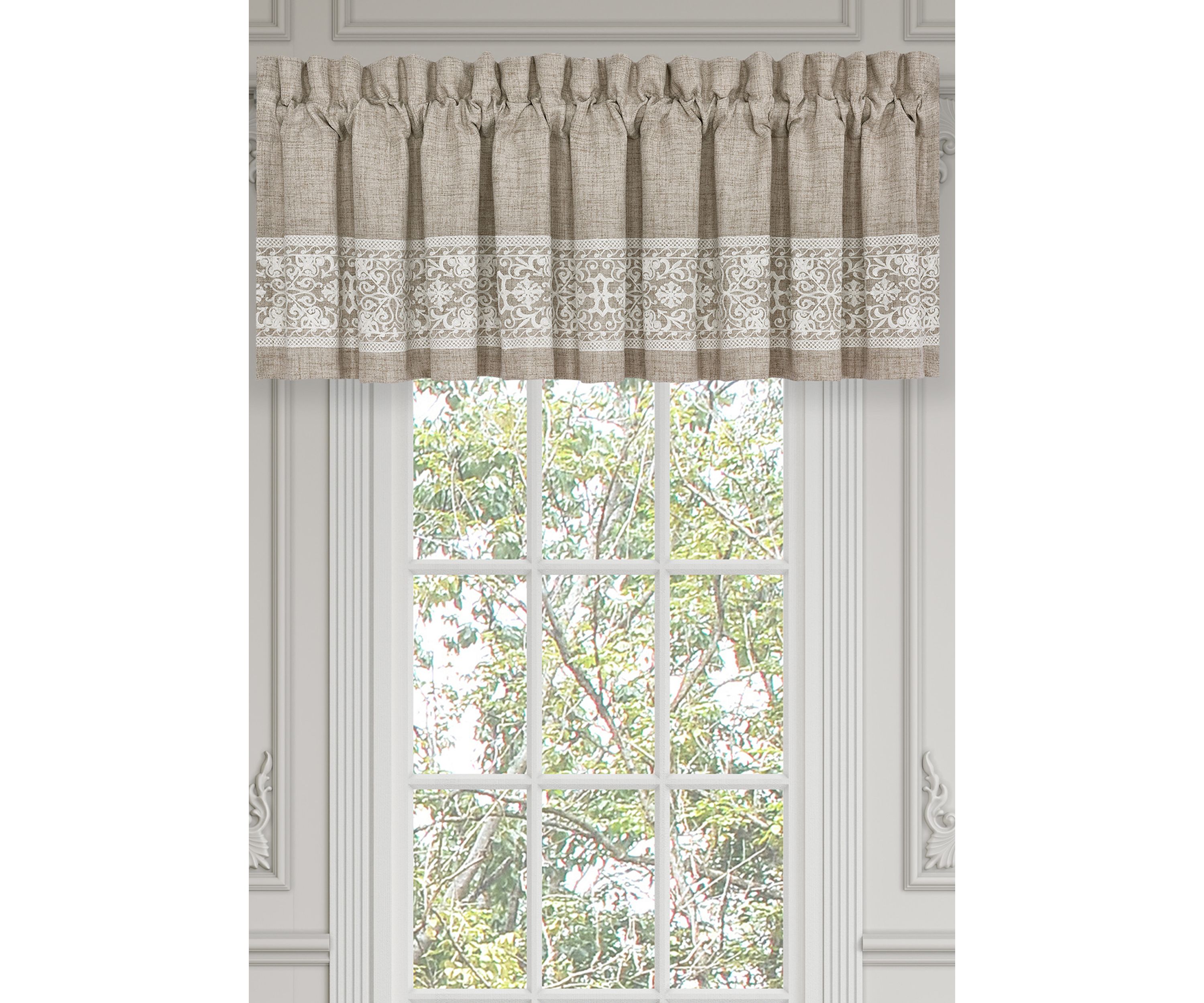 Lacey Window Straight Valance