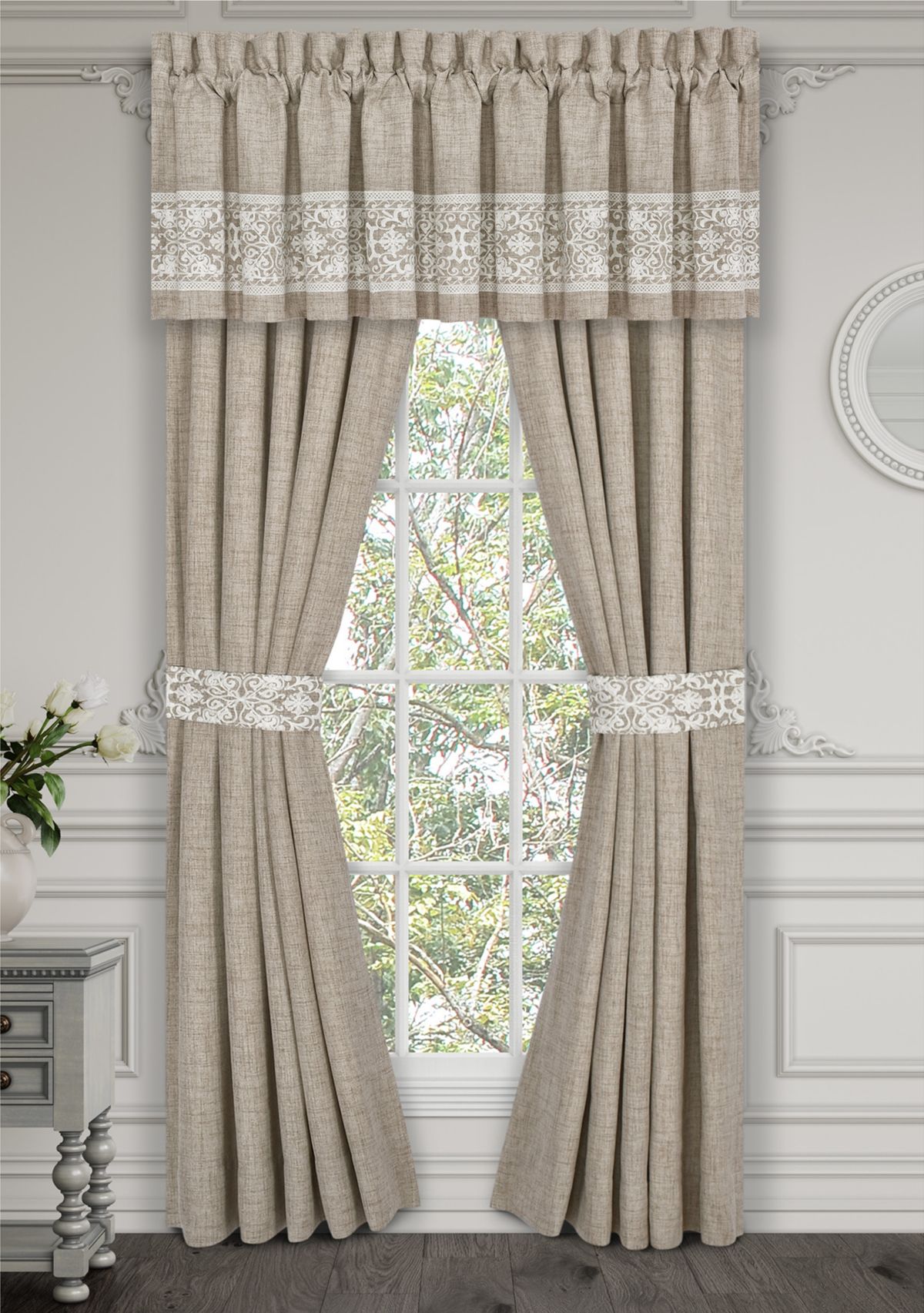 Lacey Window Straight Valance