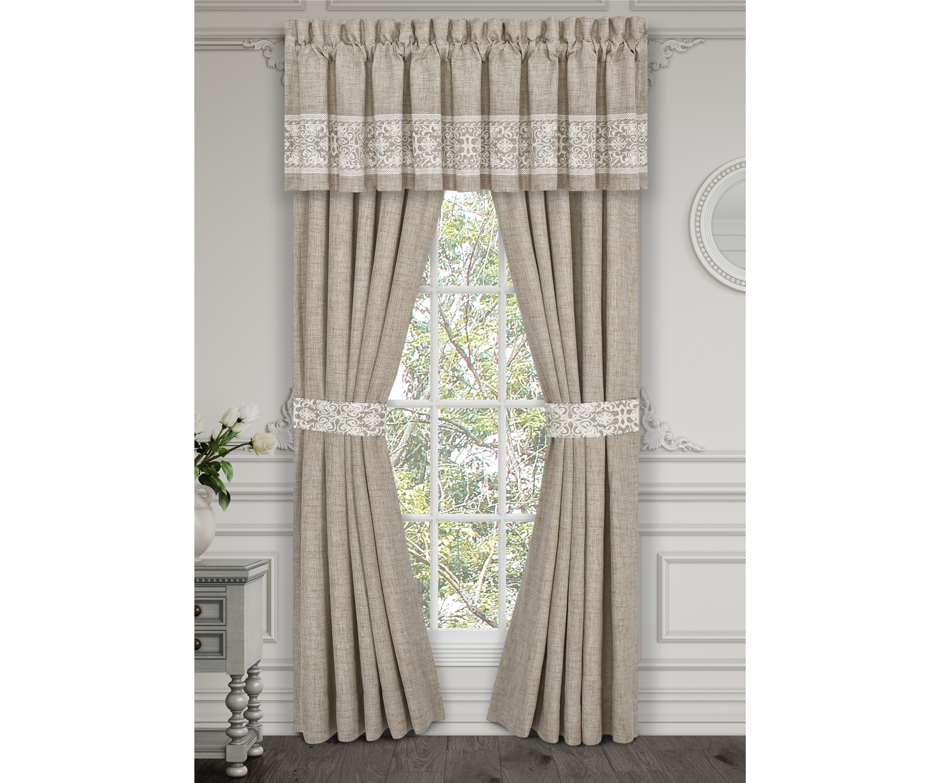 Lacey Window Straight Valance