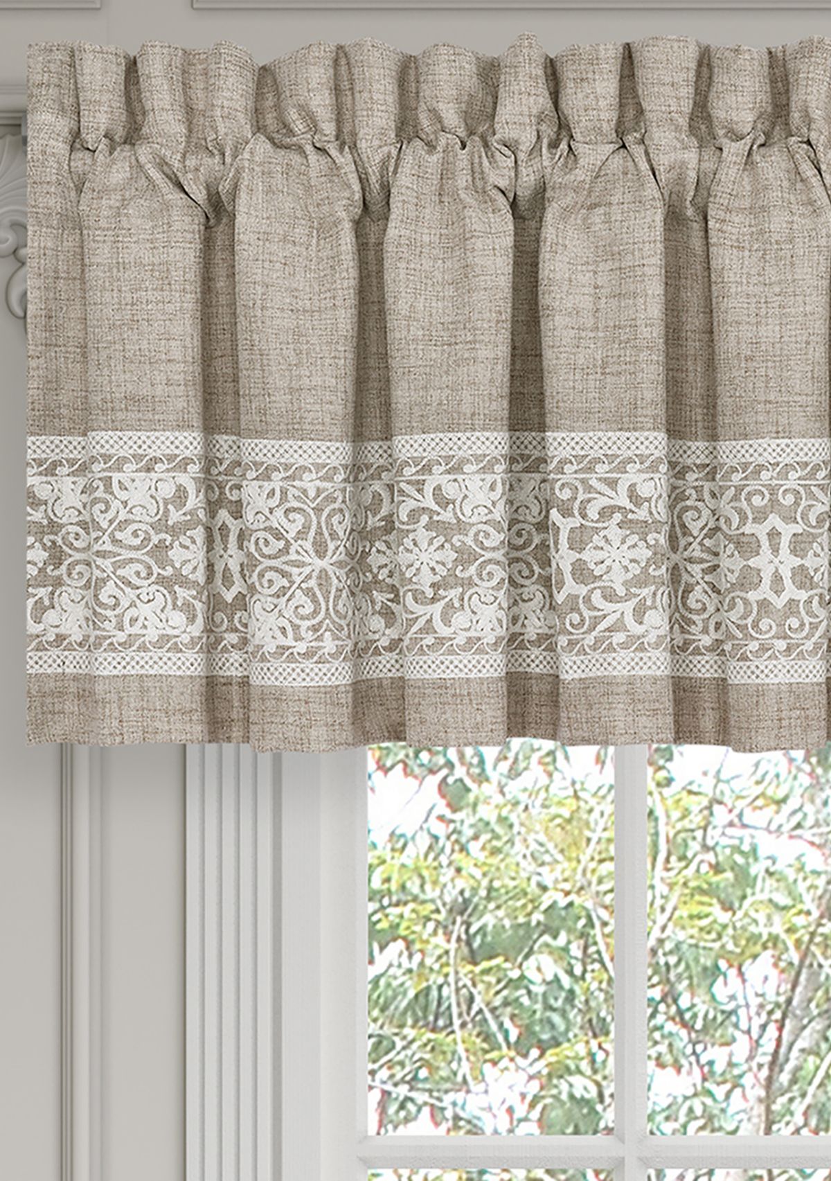 Lacey Window Straight Valance