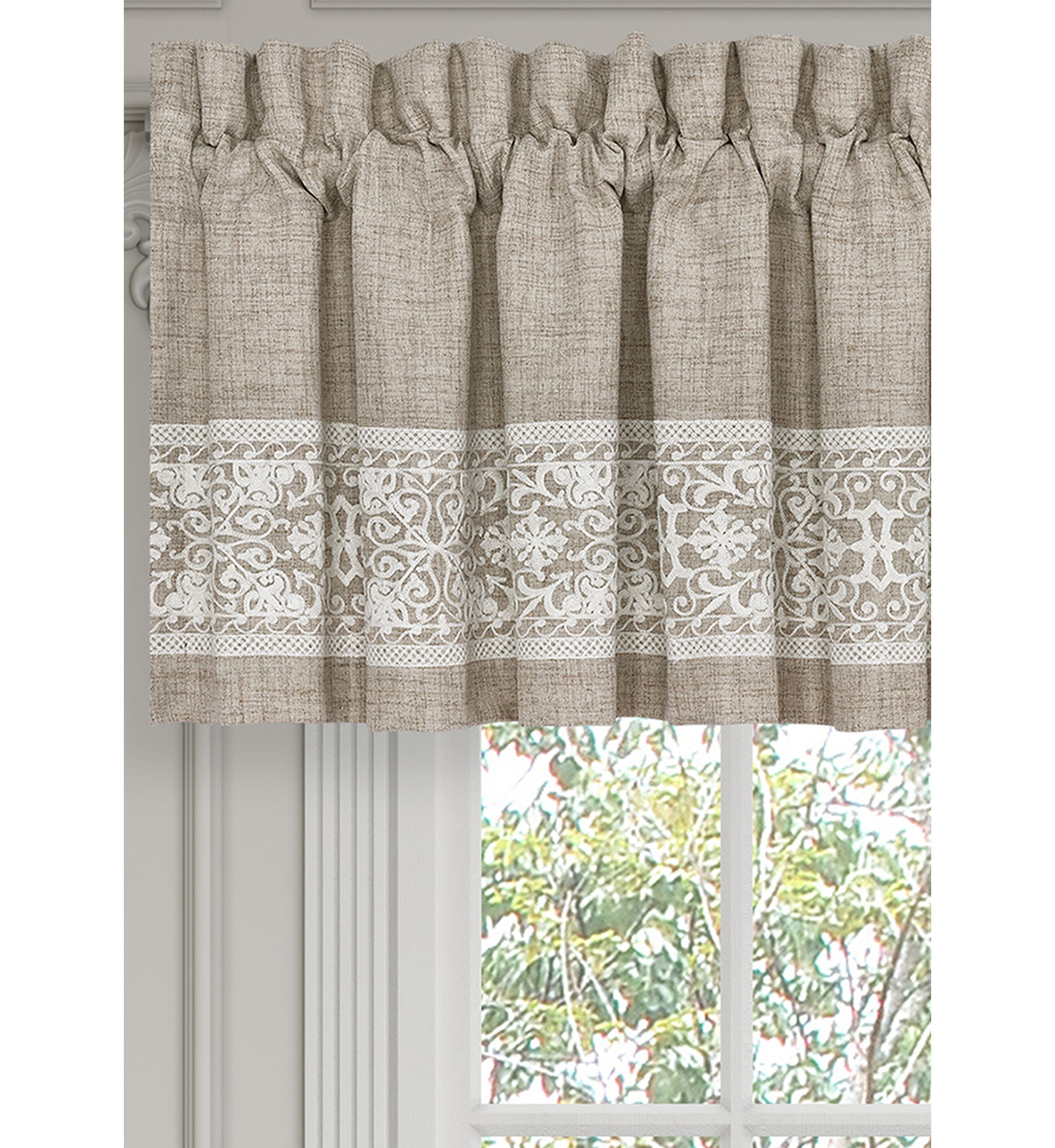 Lacey Window Straight Valance