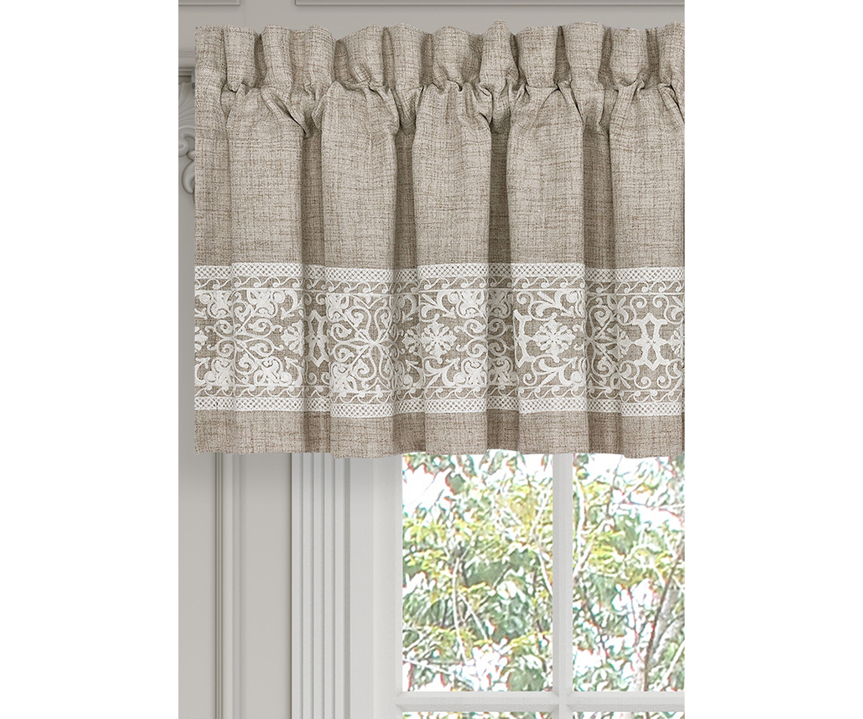 Lacey Window Straight Valance