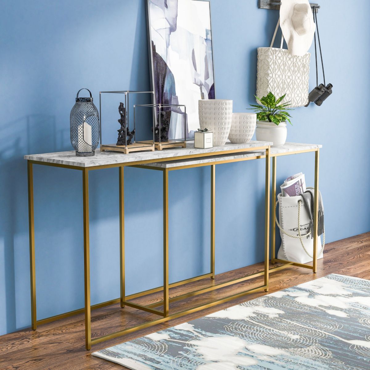 Dans Modern Nesting Console Table