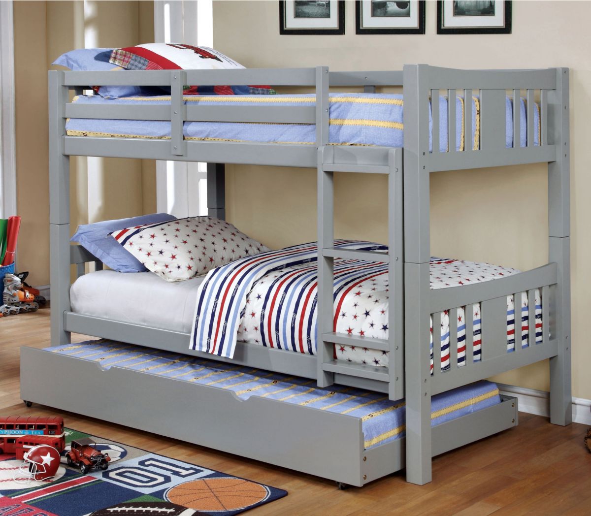 Mennes Twin over Twin Bunk Bed