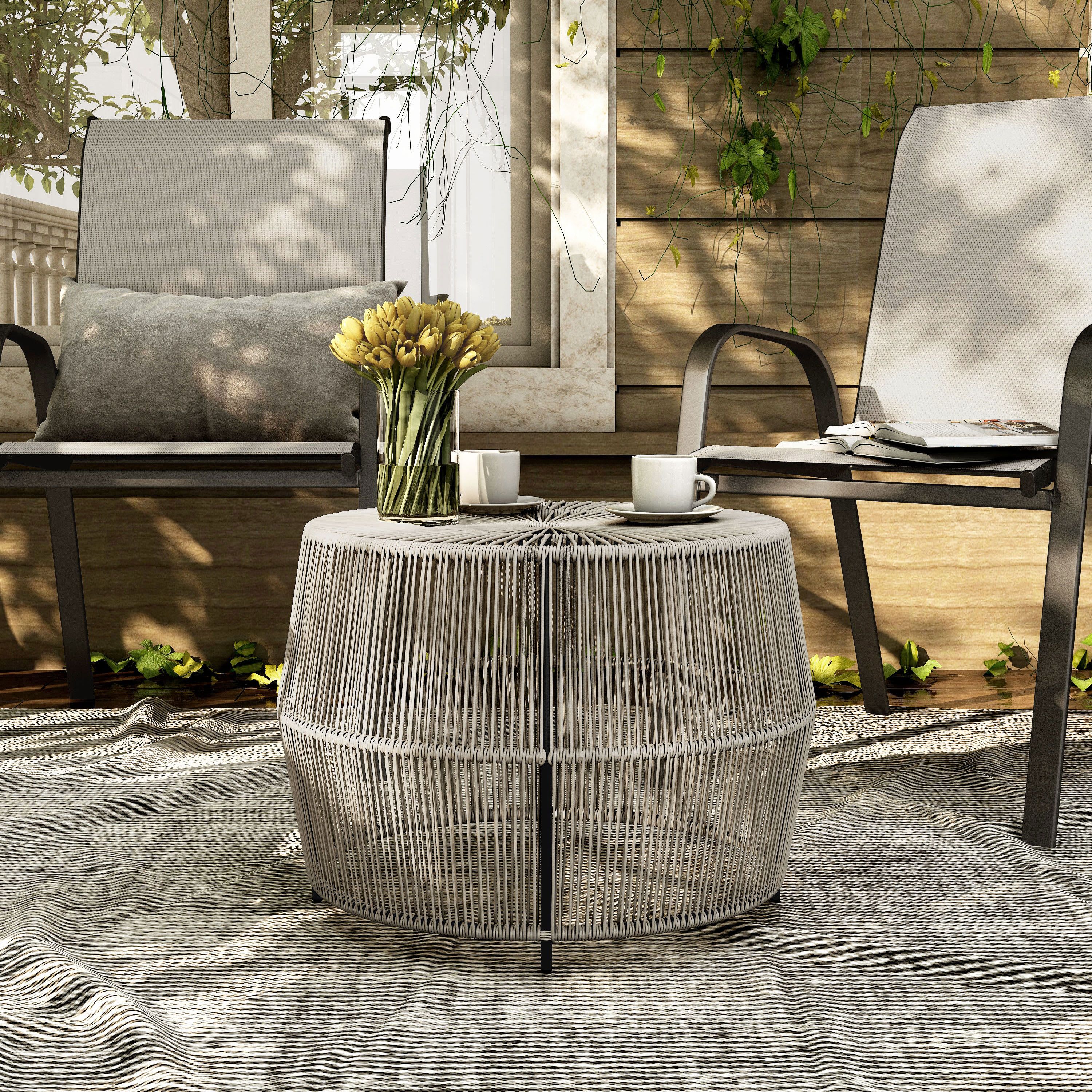 Reeves Rattan Outdoor Coffee Table