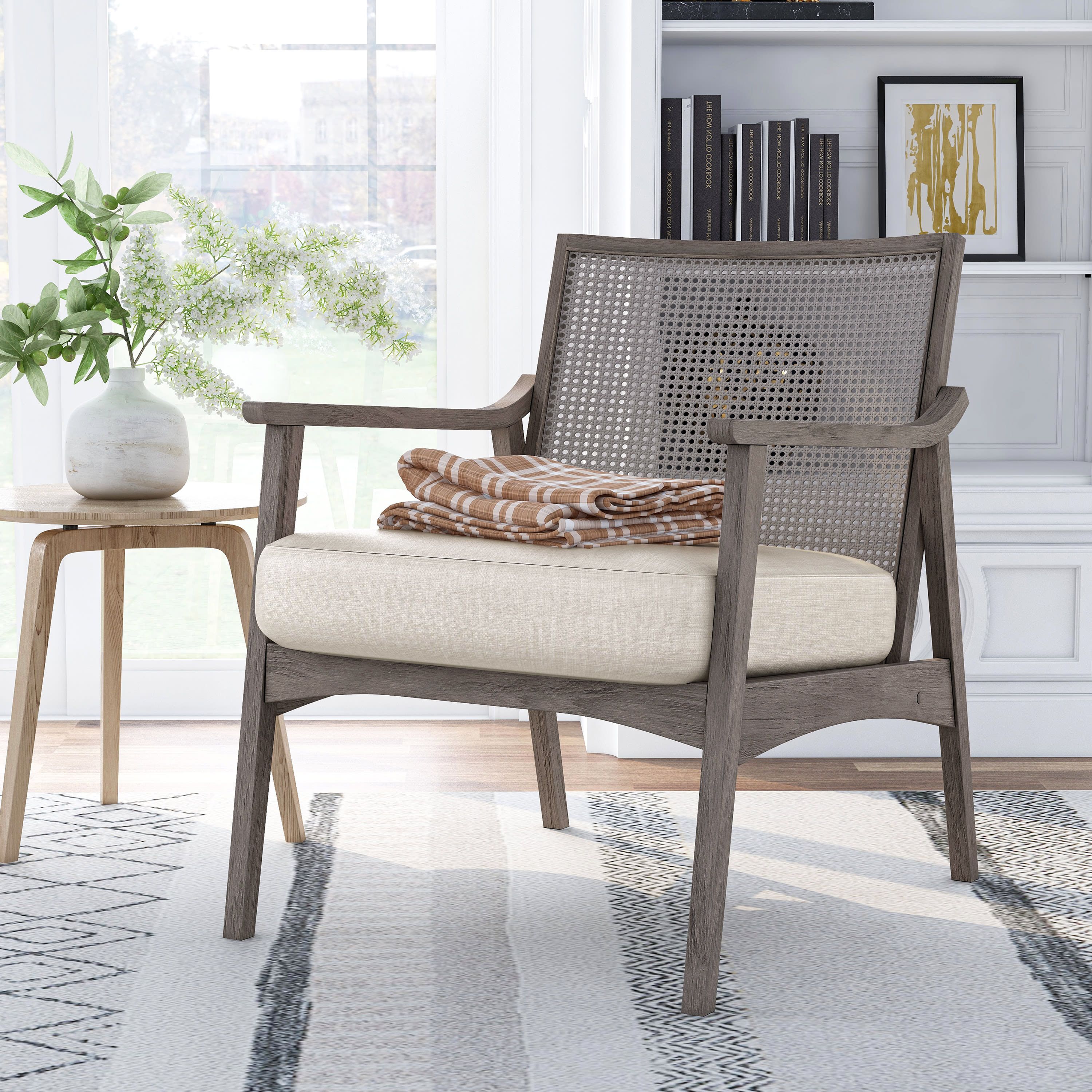 Ermest Accent Chair with Seat Cushion
