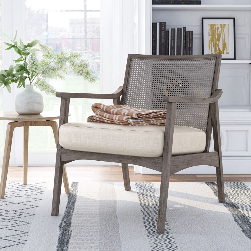 Ermest Accent Chair with Seat Cushion