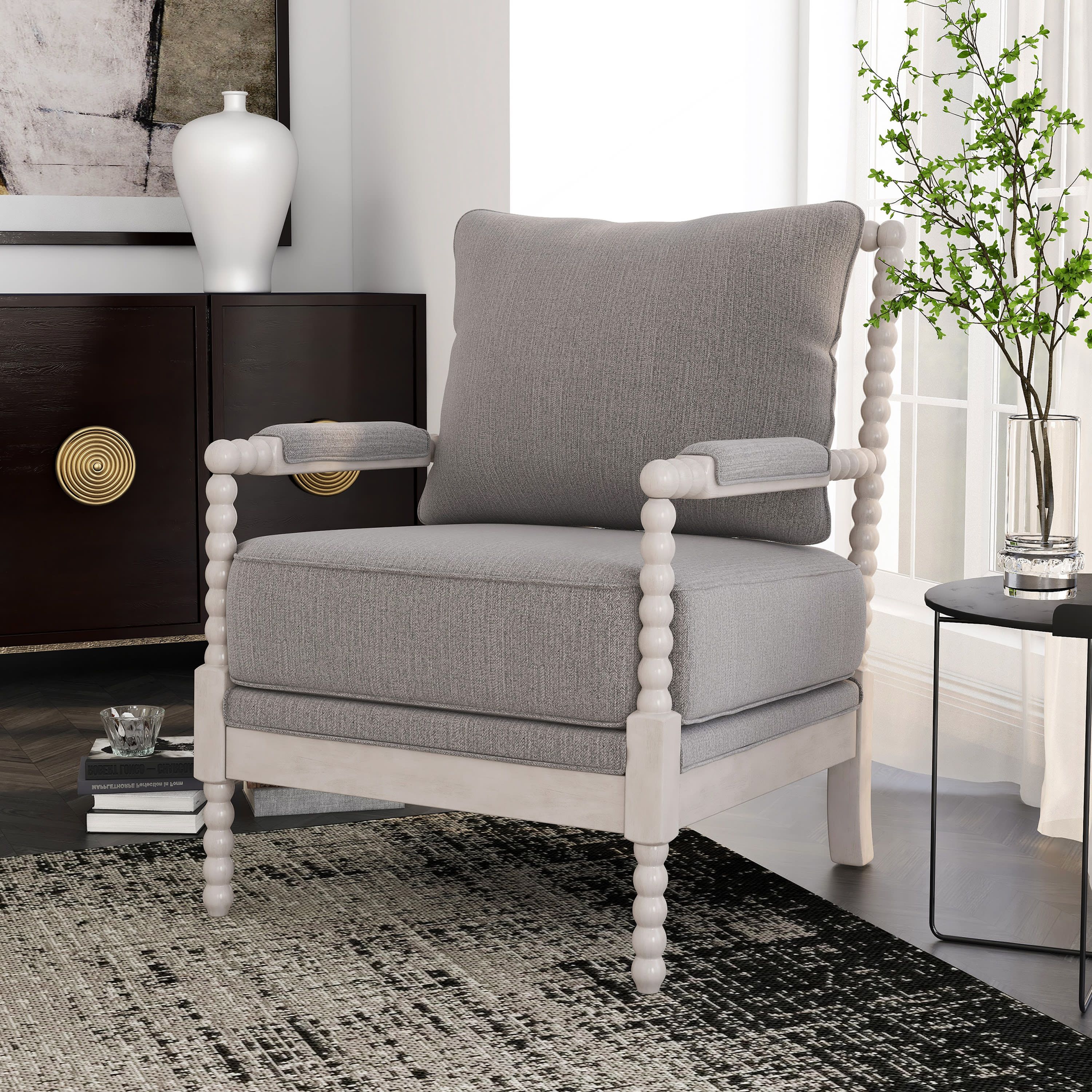 Mully Cushioned Accent Armchair