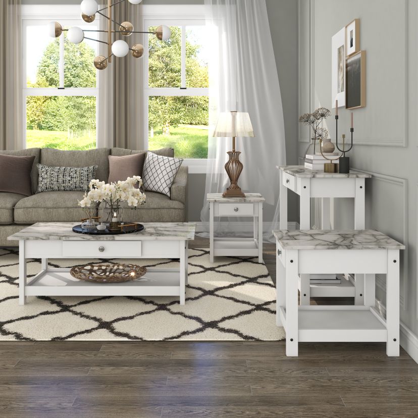 Yuron 4-piece Living Room Table Set