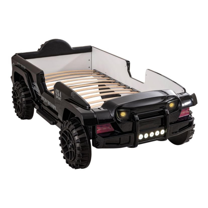 Maron Off-road Themed Kids Car Bed