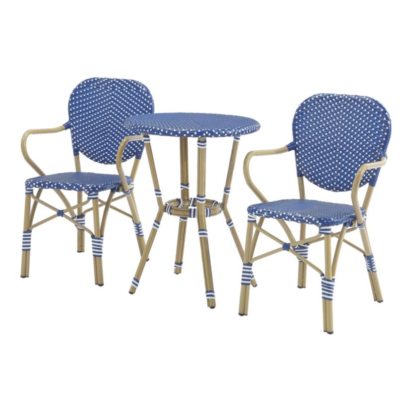 Jurrel Outdoor Patio 3-piece Dining Set