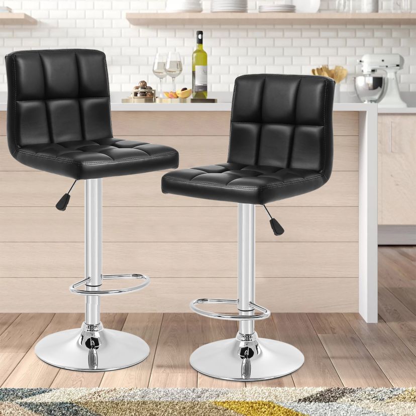 Adelda Set of 2 Counter Height Adjustable Stools
