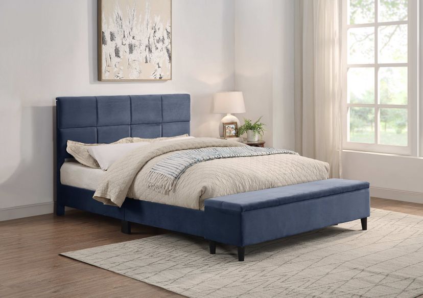 Clara Platform Bed with Storage Bench