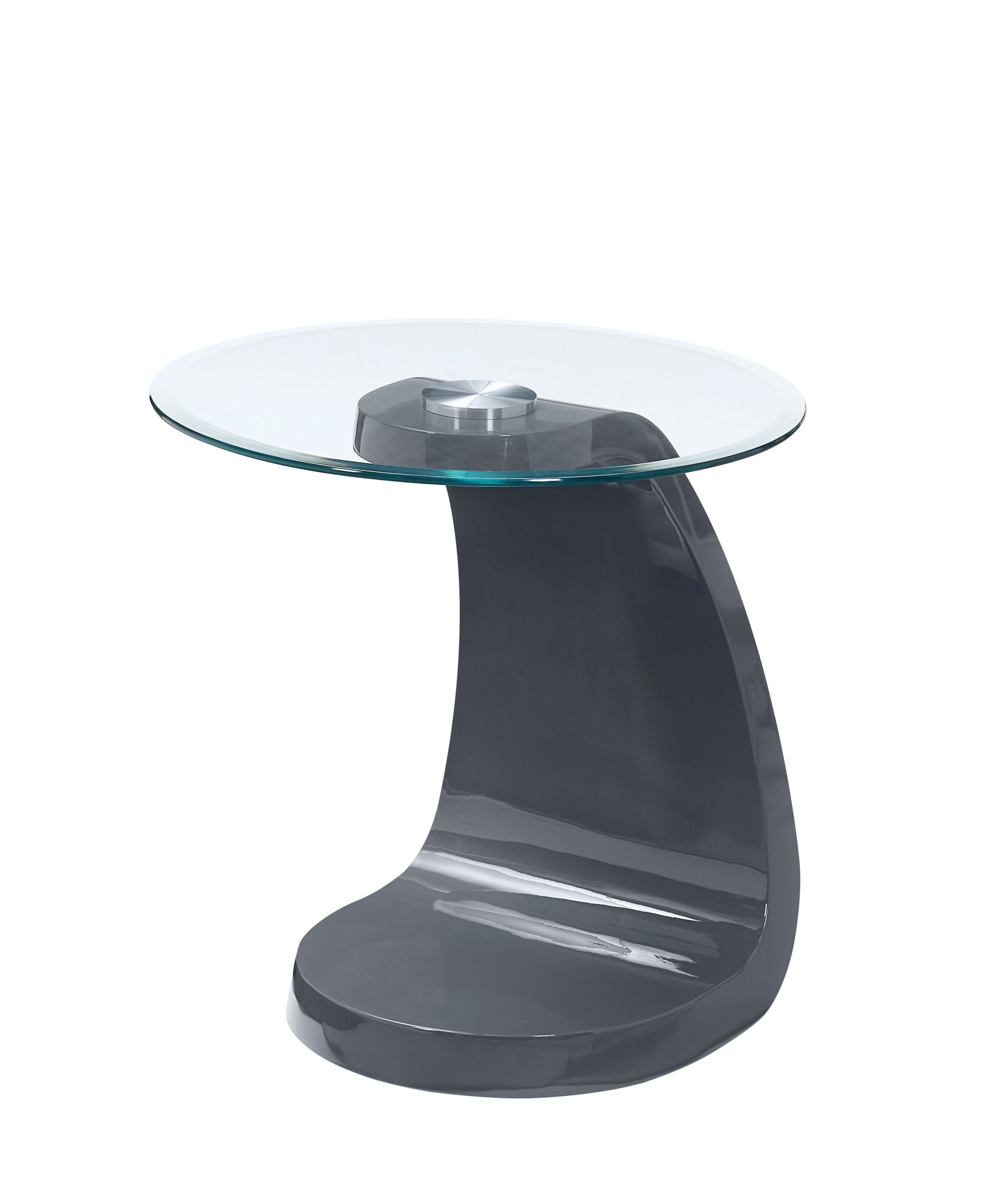 Sevilla 22-Inch Glass Top End Table