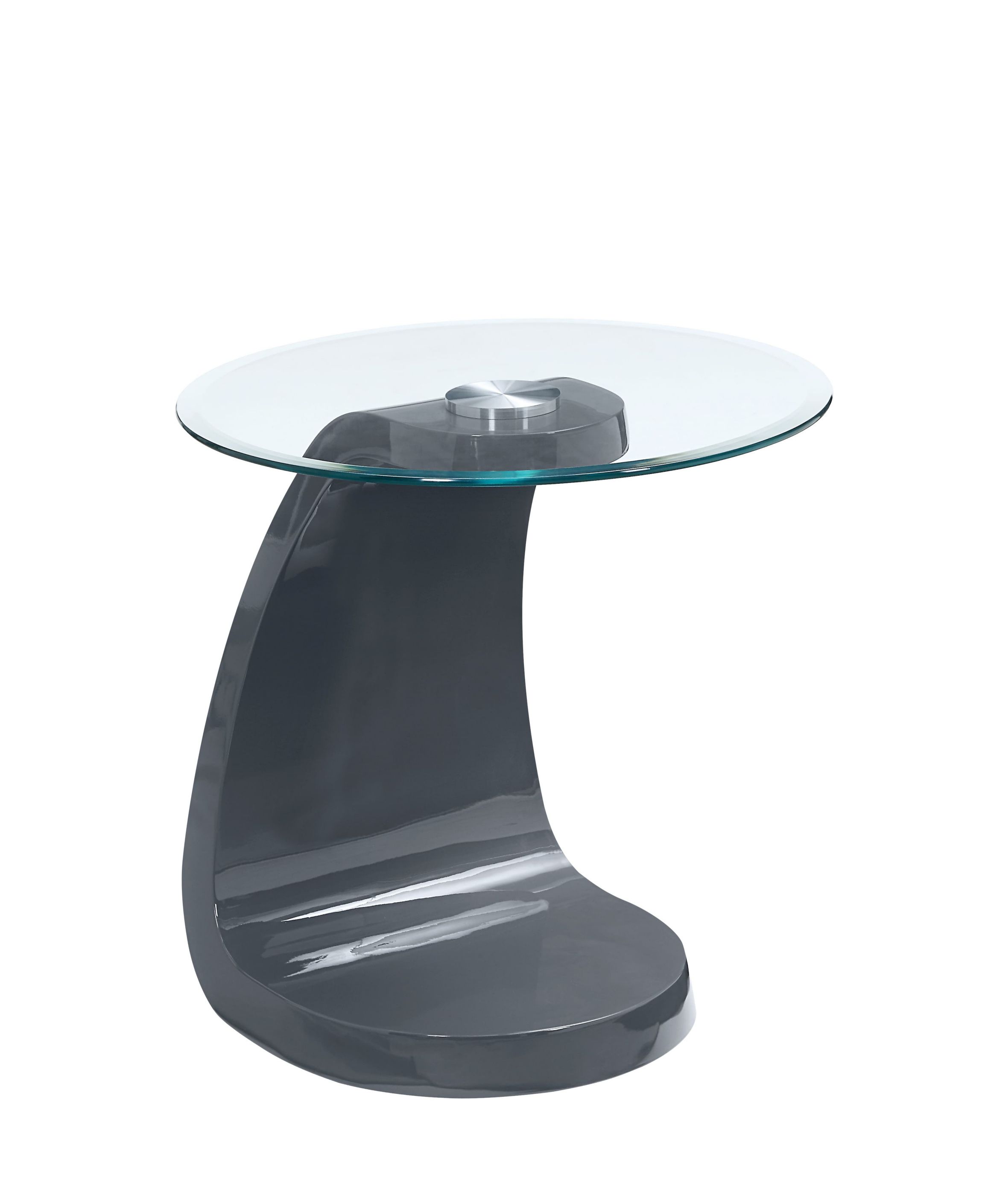 Sevilla 22-Inch Glass Top End Table
