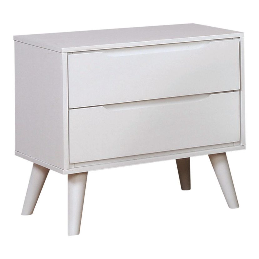 Barcelona 2-Drawer Solid Wood Nightstand