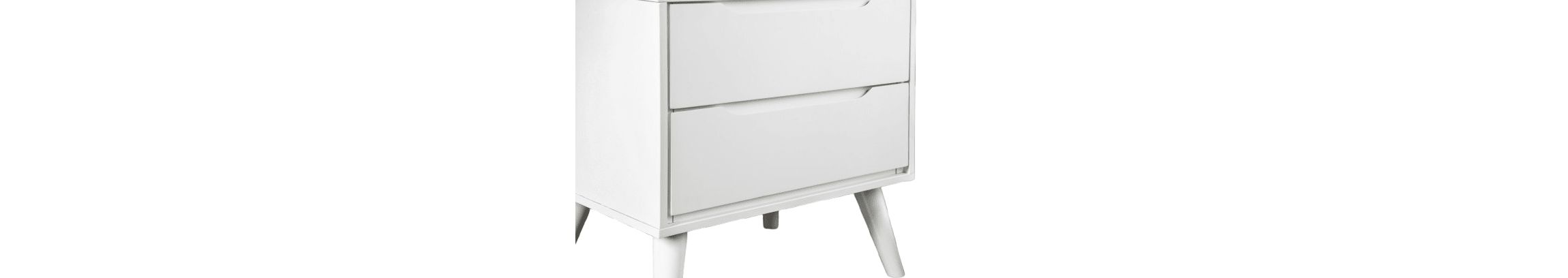 Barcelona 2-Drawer Solid Wood Nightstand
