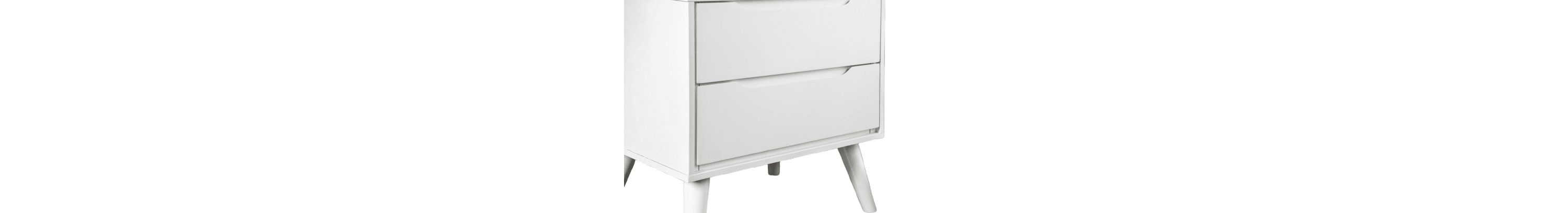 Barcelona 2-Drawer Solid Wood Nightstand