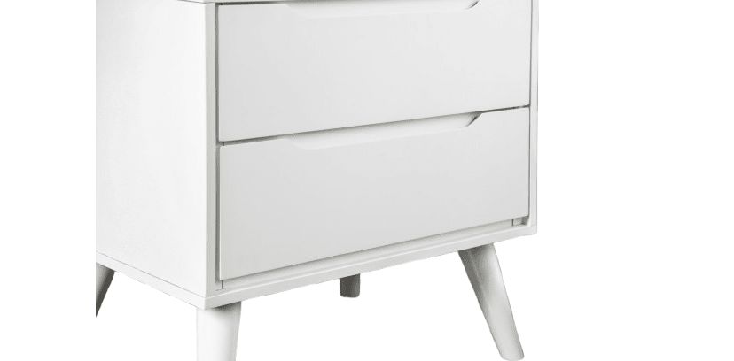 Barcelona 2-Drawer Solid Wood Nightstand