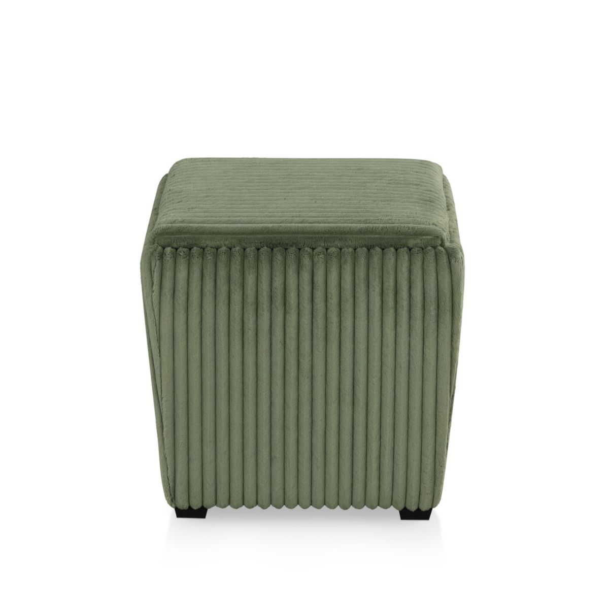 Daphne 17-Inch Storage Ottoman with Tray Top
