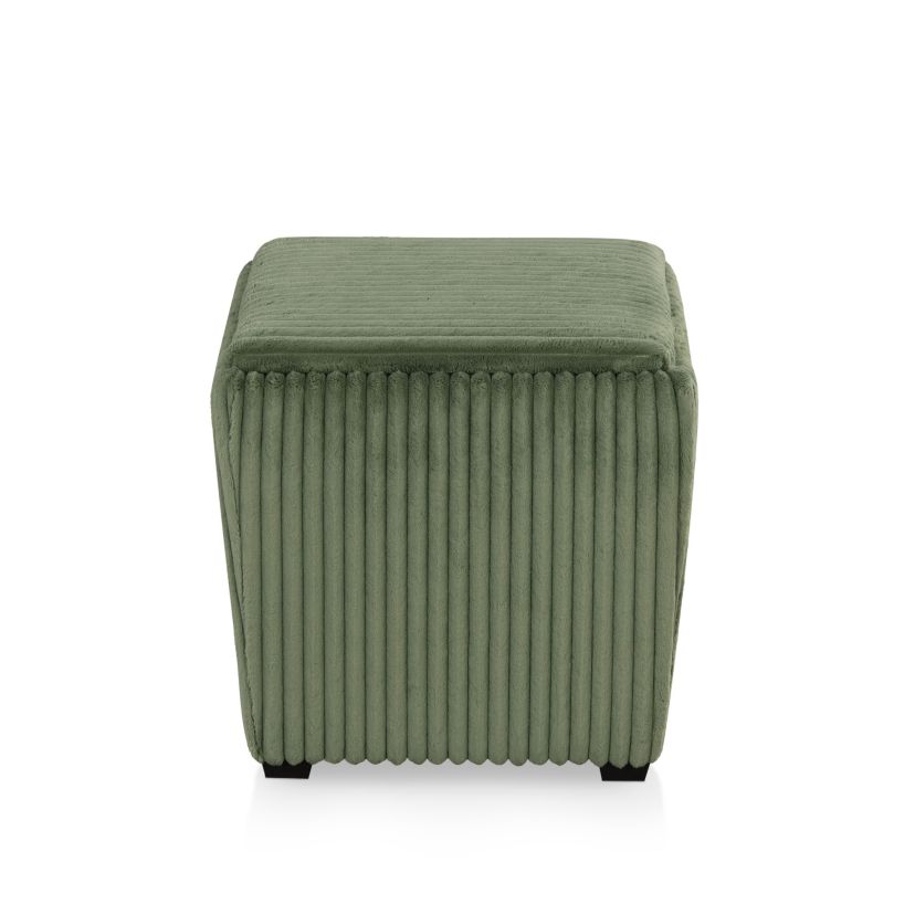 Daphne 17-Inch Storage Ottoman with Tray Top