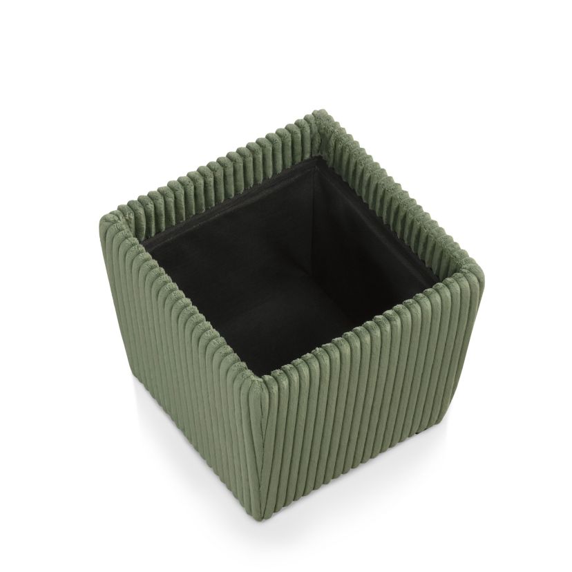 Daphne 17-Inch Storage Ottoman with Tray Top