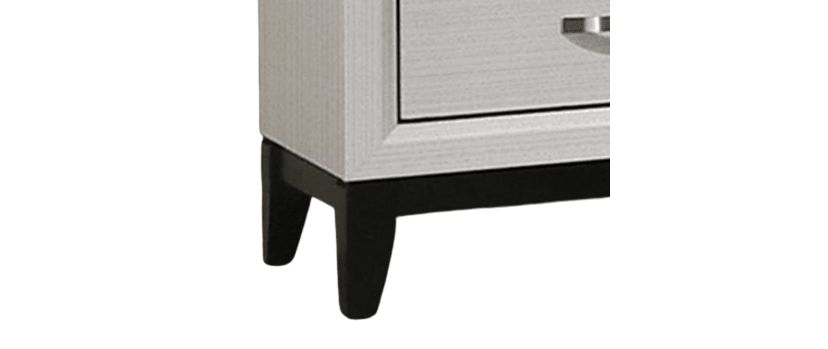 Valencia 2-Drawer Wood Two Tone Nightstand
