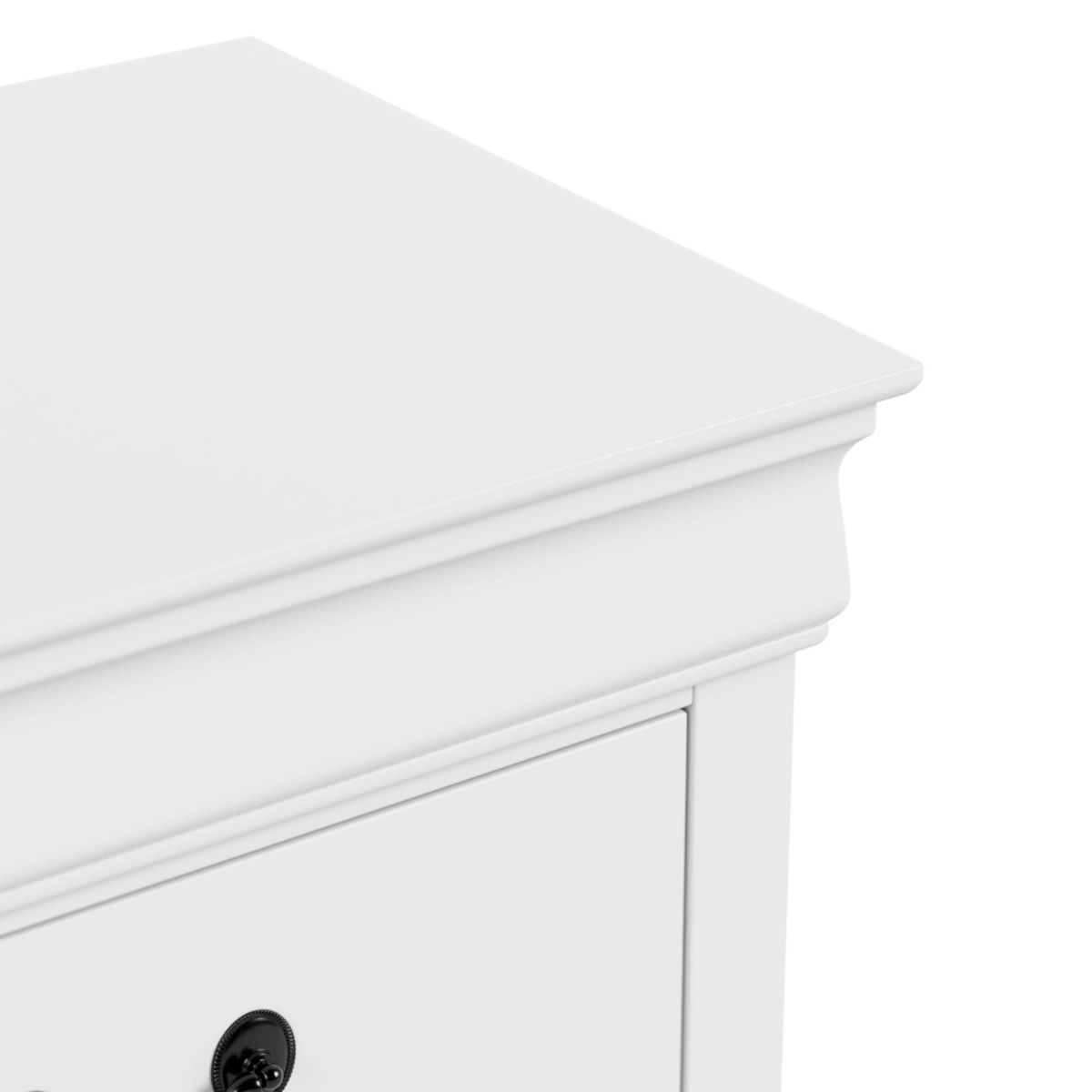 Luisa 2-Drawer Solid Wood Nightstand